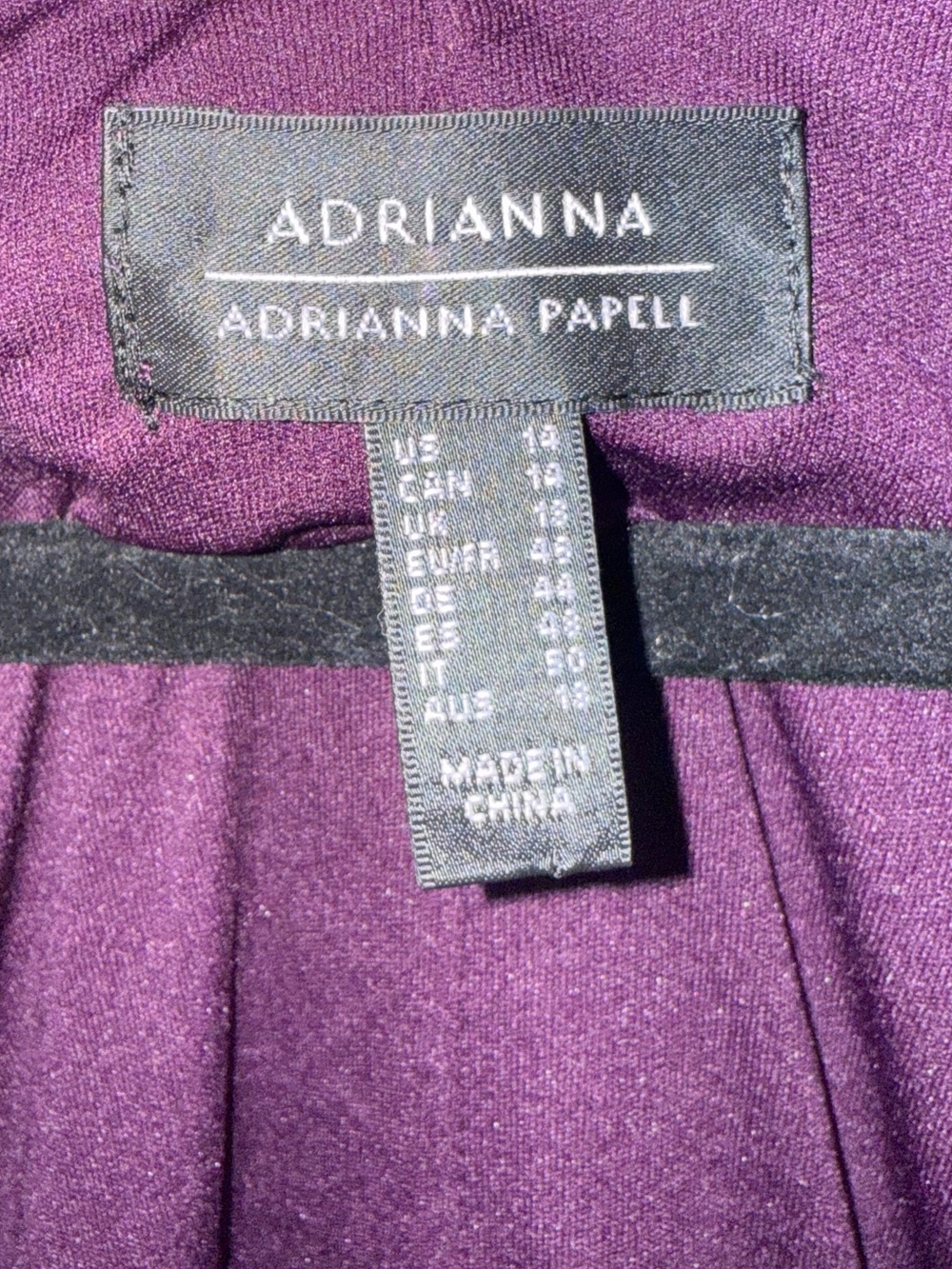 Adrianna Papell Women's Printed
Balloon-Sleeve Fit & Flare Dress -NWT- Size 14 - Picture 8 of 8